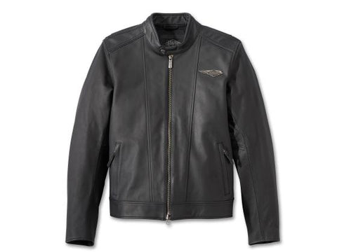 JACKET 120TH REVELRY LEATHER BLACK