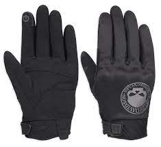 GLOVE-F/F,SKULL,SFTSHLL,BLK
